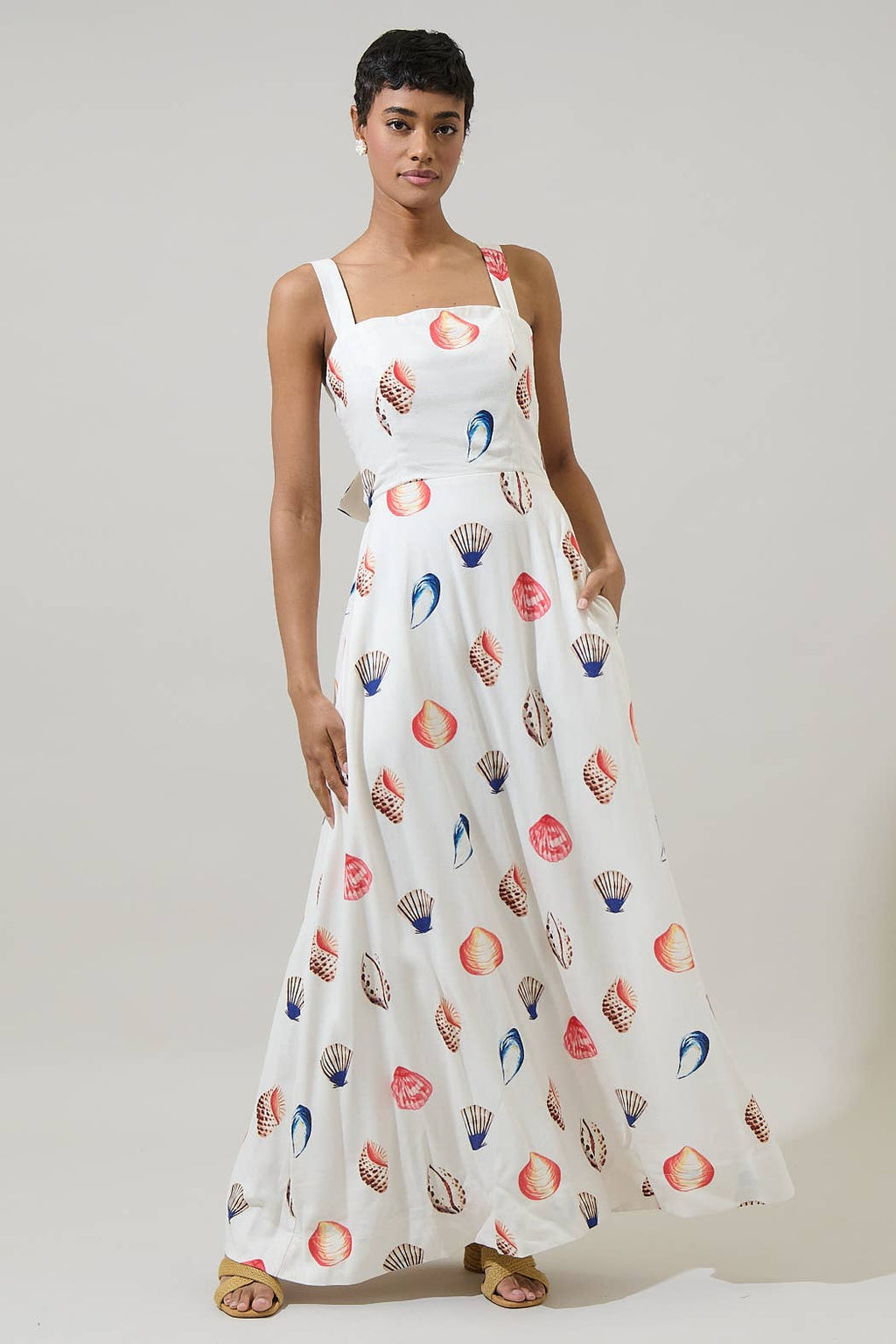 She Sells Seashells Maxi Dress