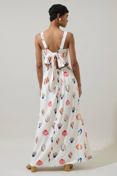 She Sells Seashells Maxi Dress