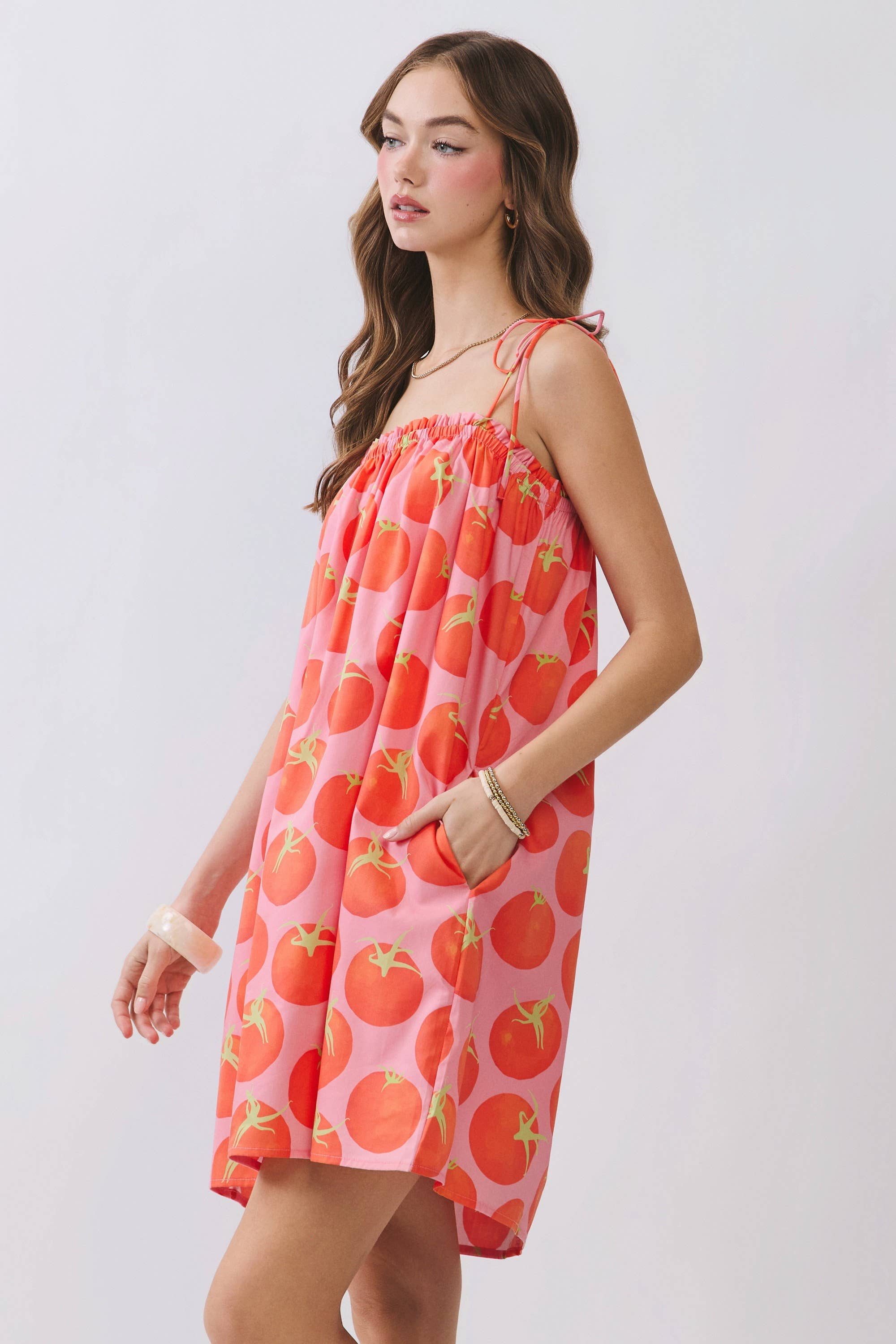 Tomayto Tomahto Swing Dress