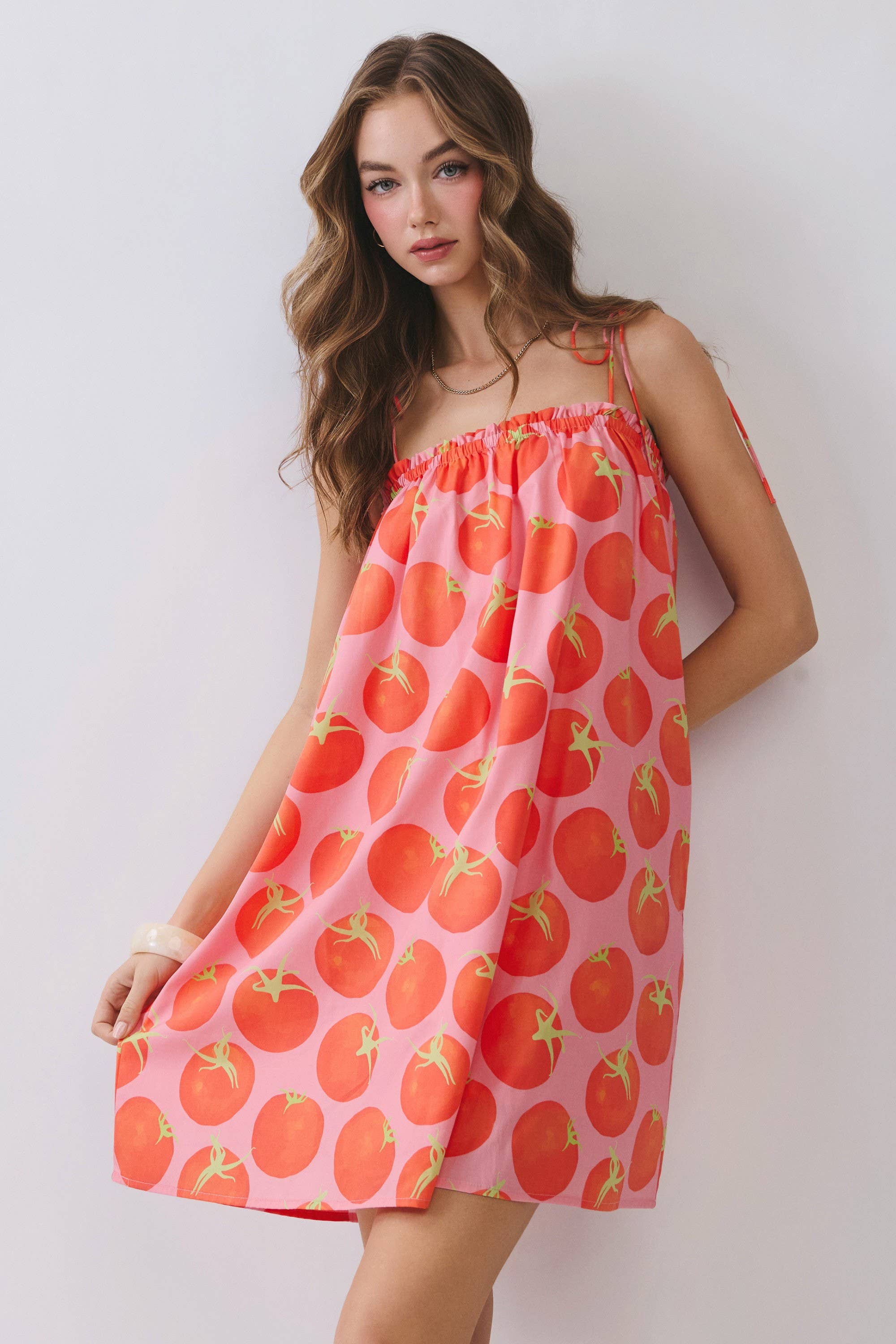 Tomayto Tomahto Swing Dress