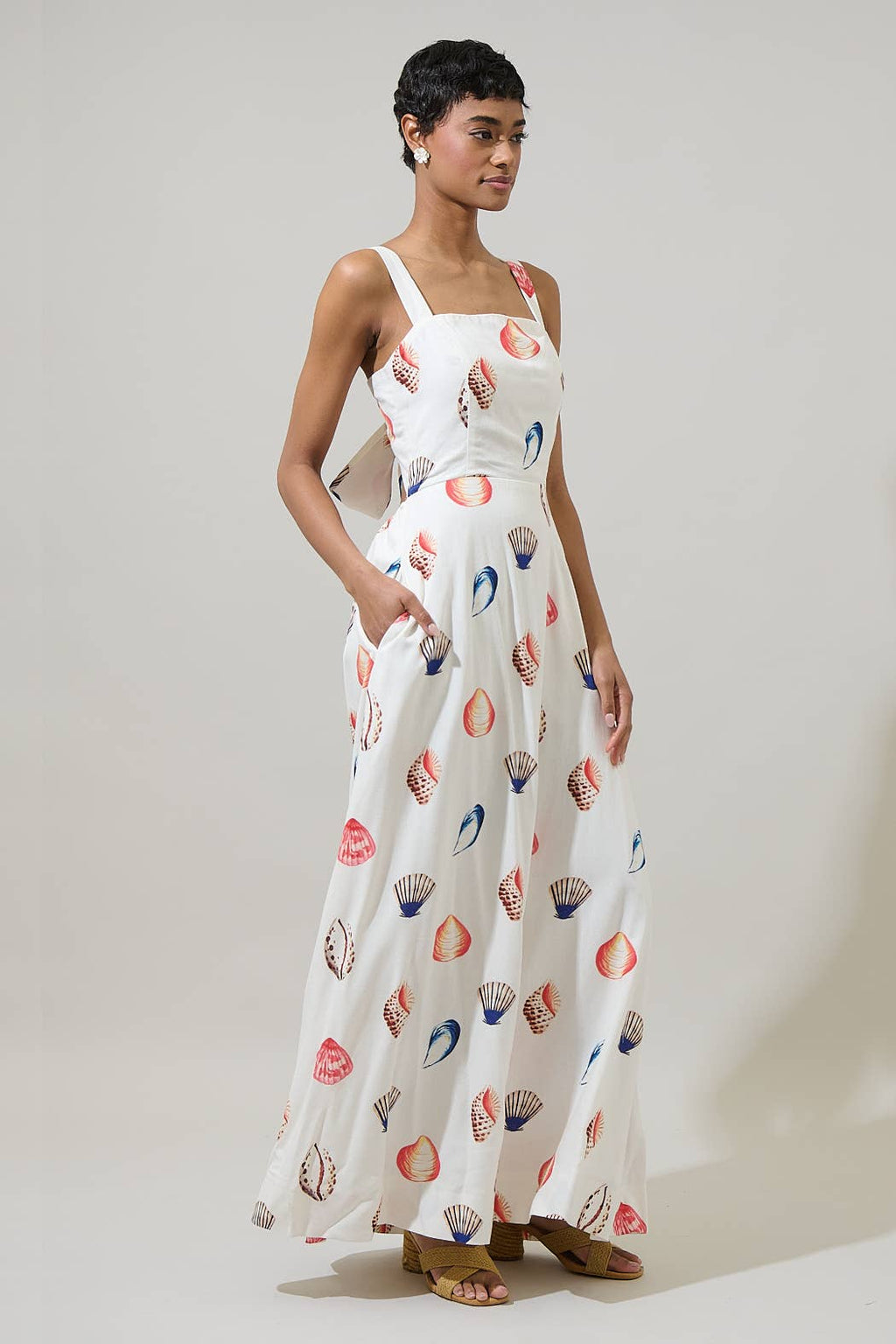 She Sells Seashells Maxi Dress