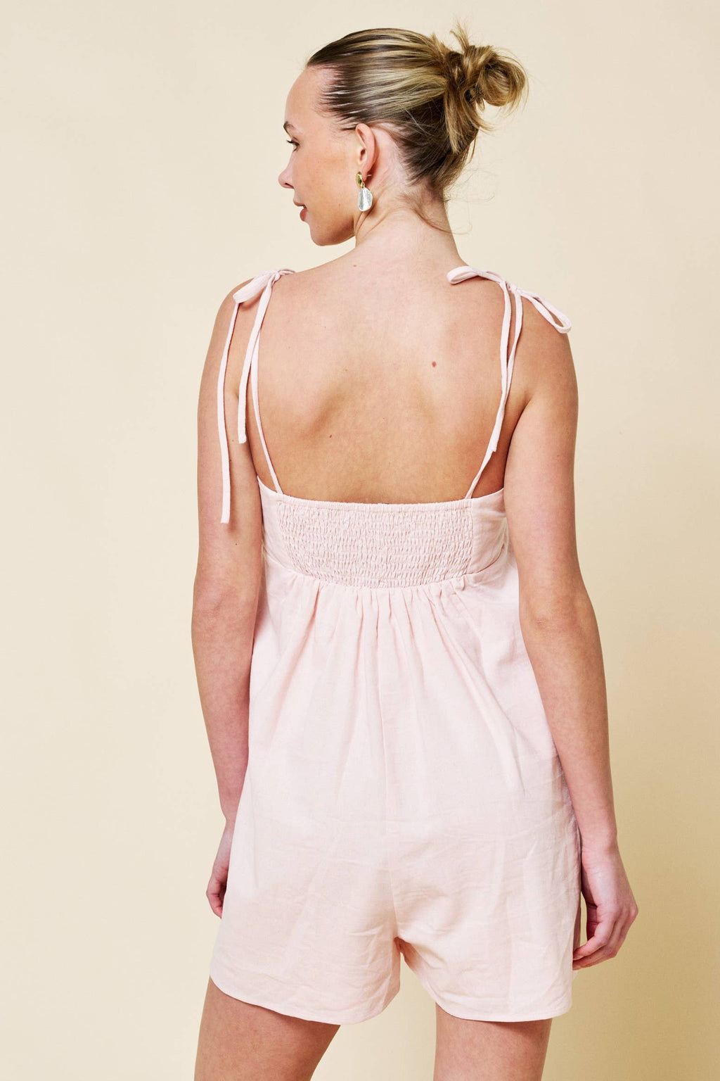 Watermelon Embroidered Loose Romper