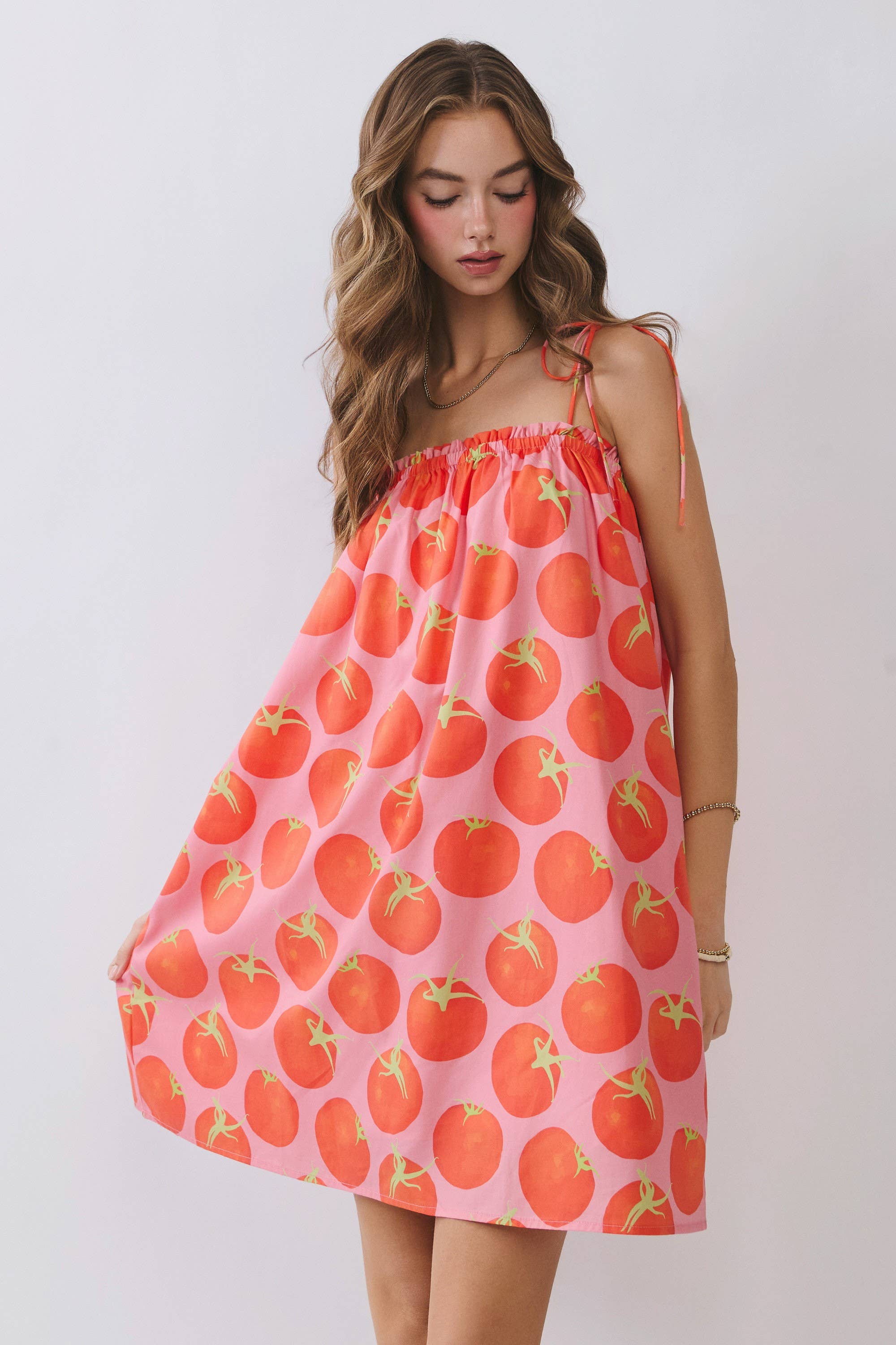 Tomayto Tomahto Swing Dress